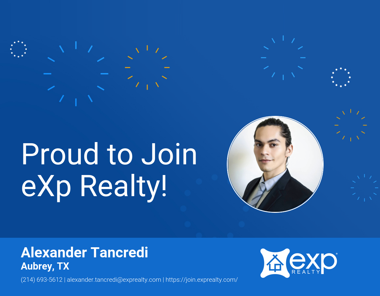 eXp Realty Welcomes Alexander Tancredi!