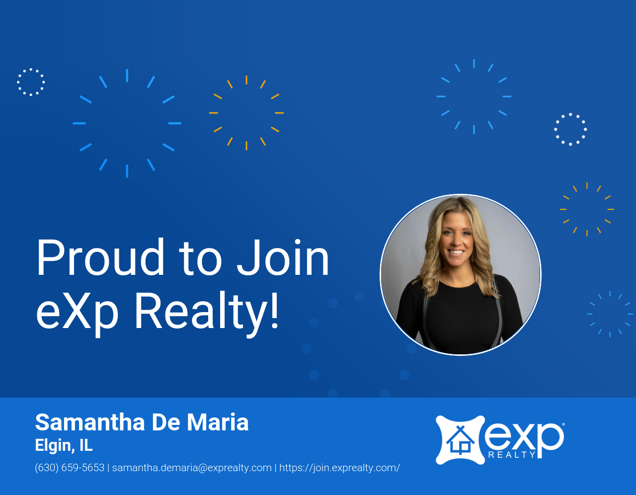 eXp Realty Welcomes Samantha De Maria!