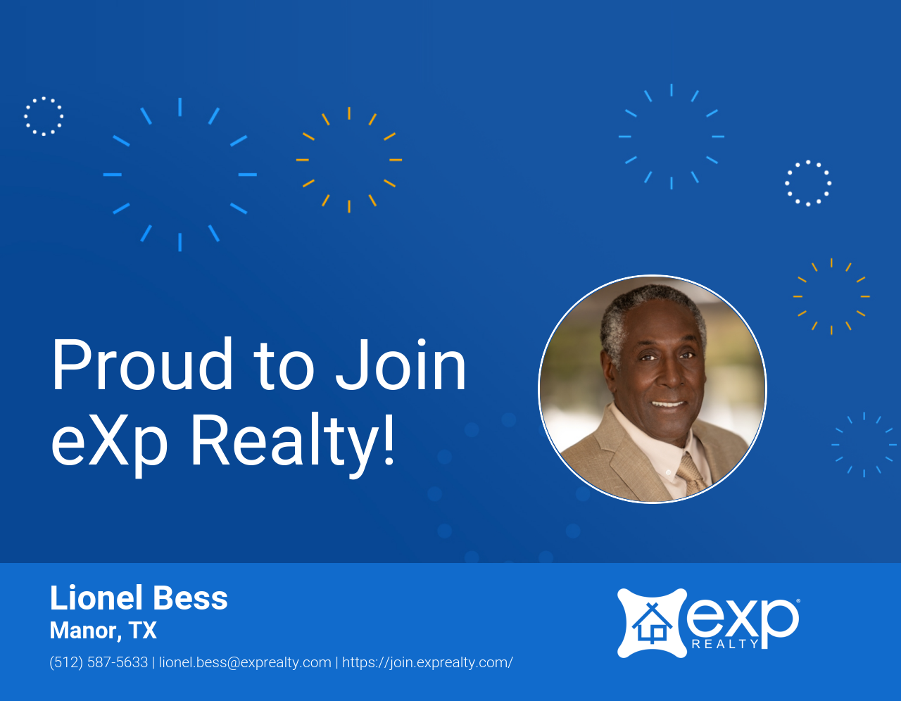 eXp Realty Welcomes Lionel Bess!