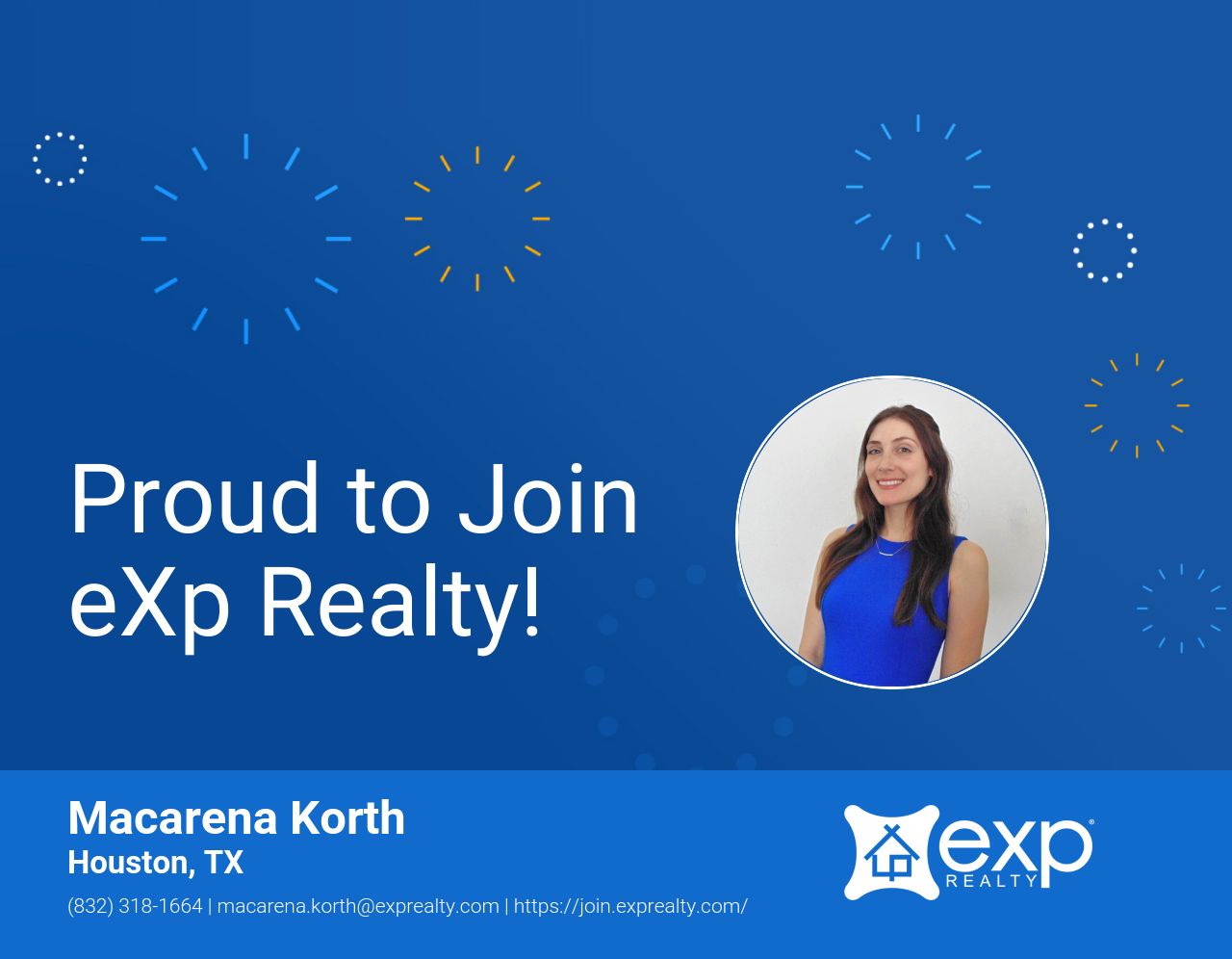 Macarena Korth Joined eXp Realty!