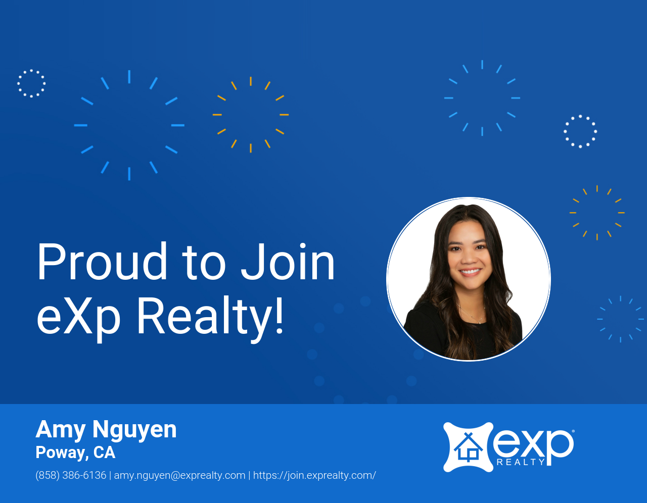 Amy Nguyen Joined eXp Realty!