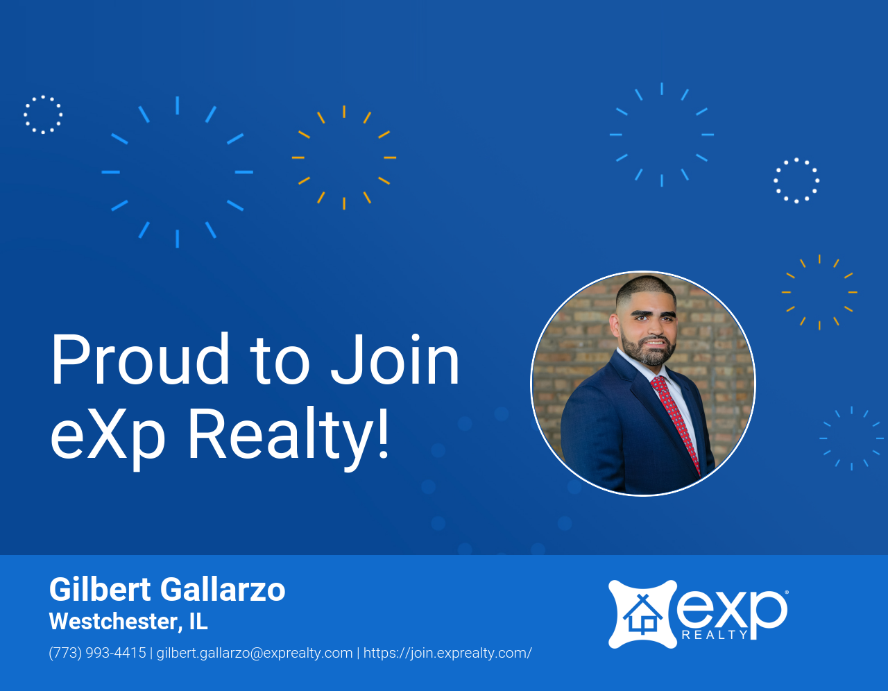 eXp Realty Welcomes Gilbert Gallarzo!