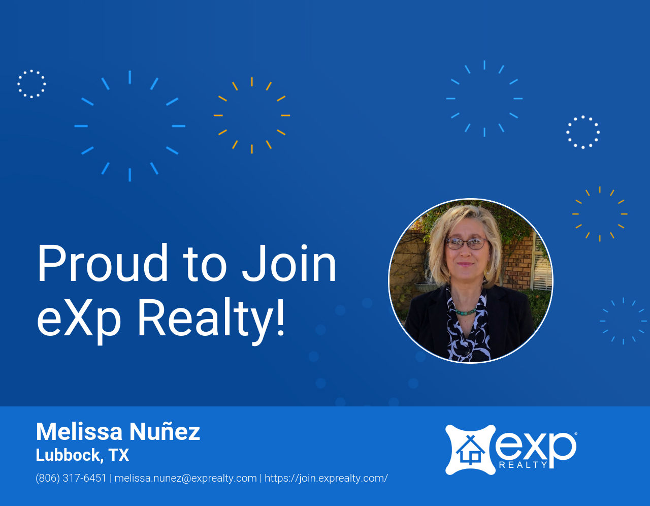 Melissa Nuñez Joined eXp Realty!