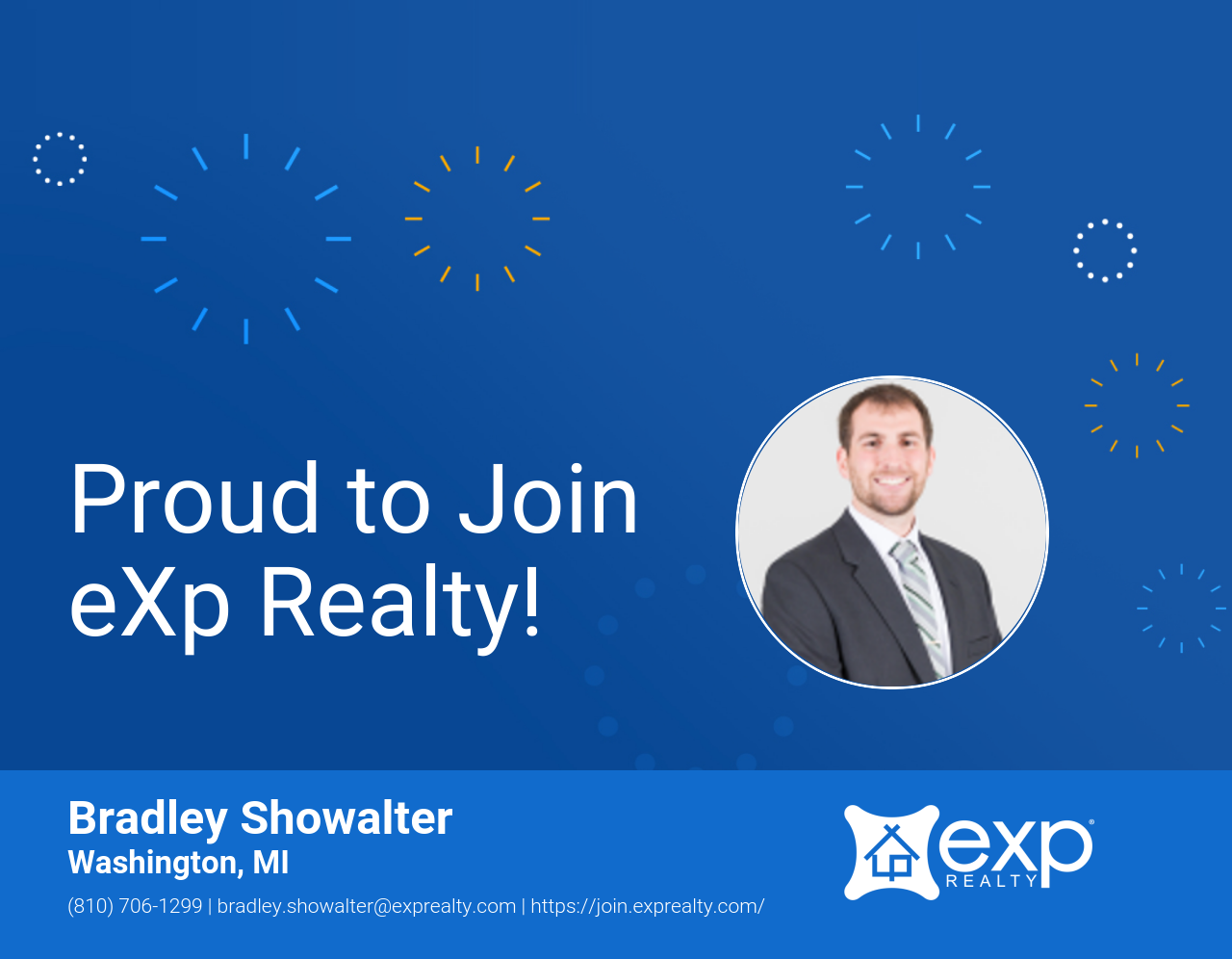 eXp Realty Welcomes Bradley Showalter!