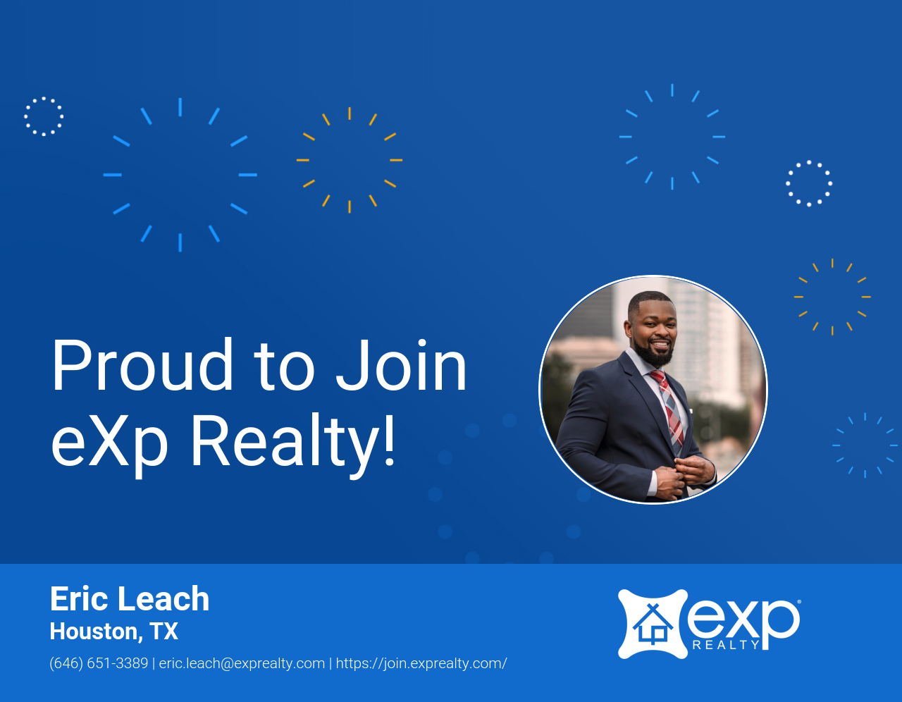 Eric Leach Joined eXp Realty!