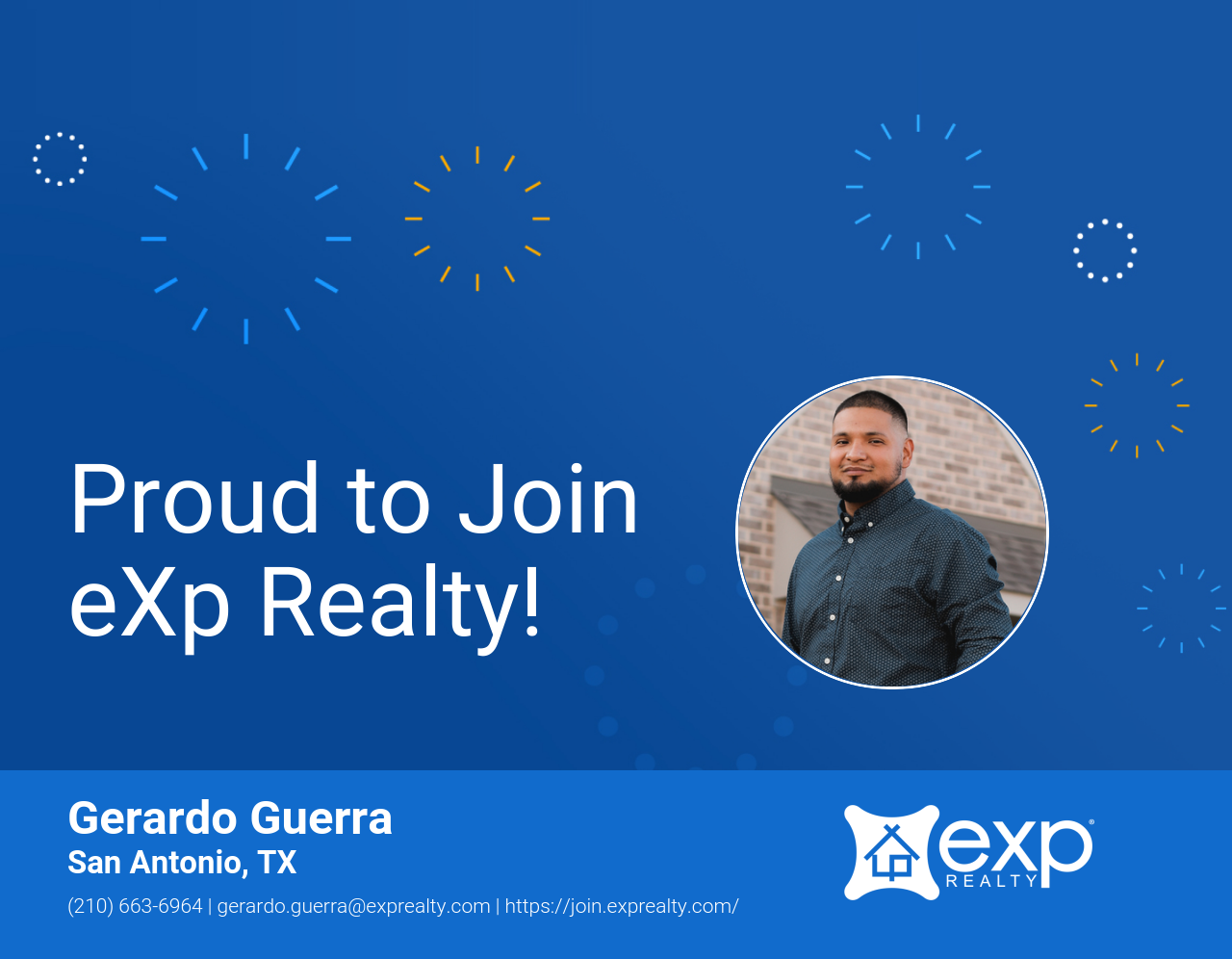 Gerardo Guerra Joined eXp Realty!