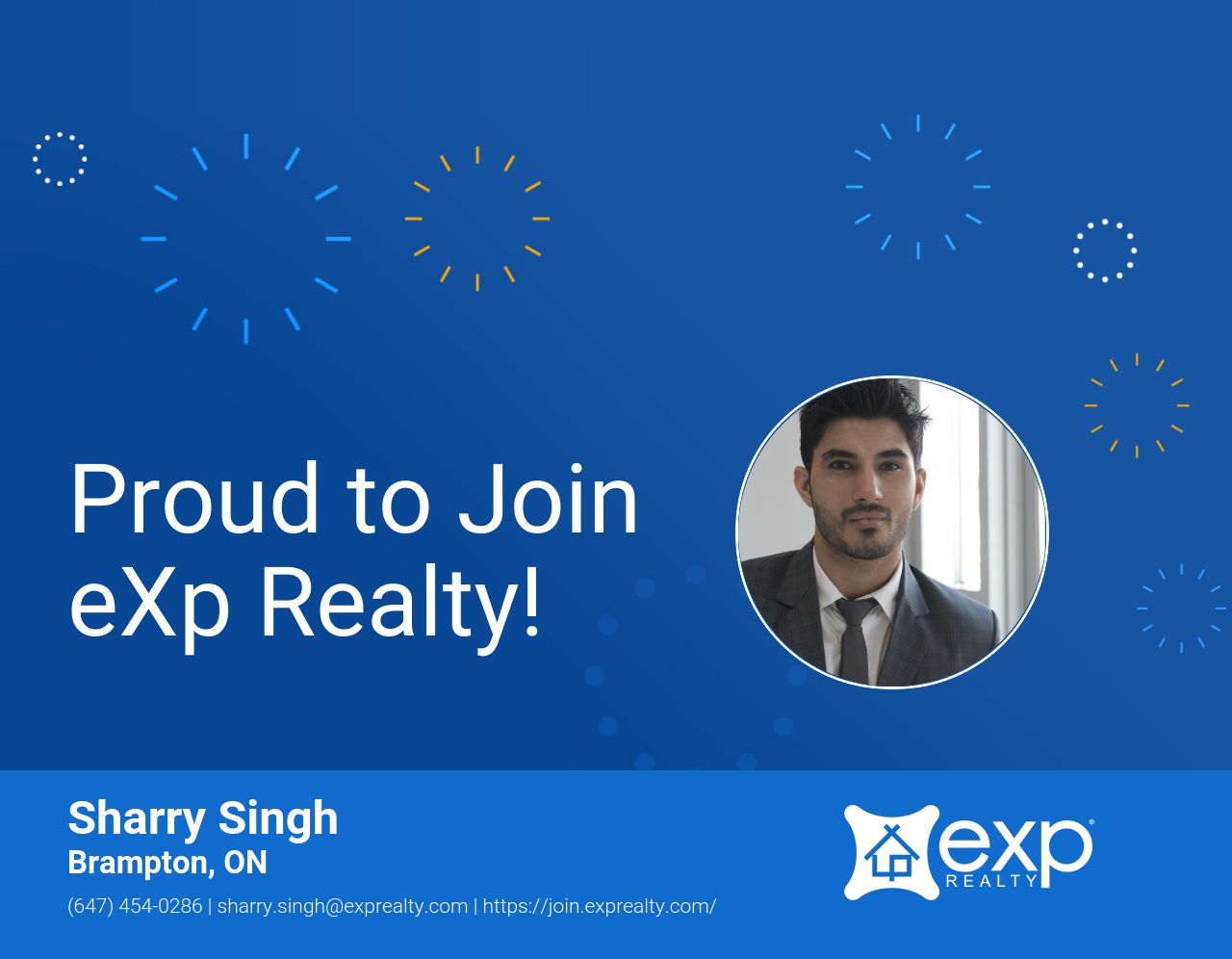 Sharry Singh Joined eXp Realty!