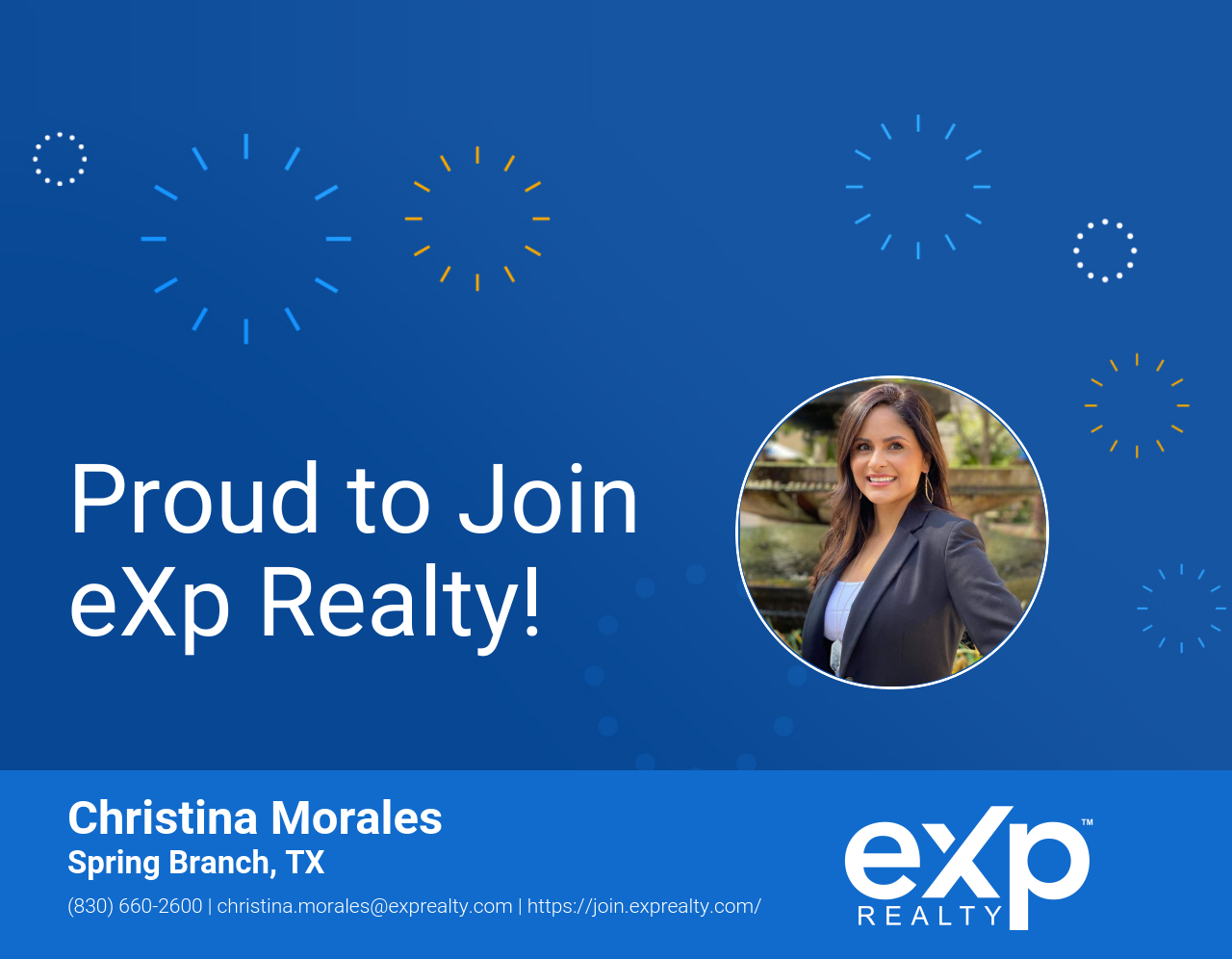 eXp Realty Welcomes Christina Morales!