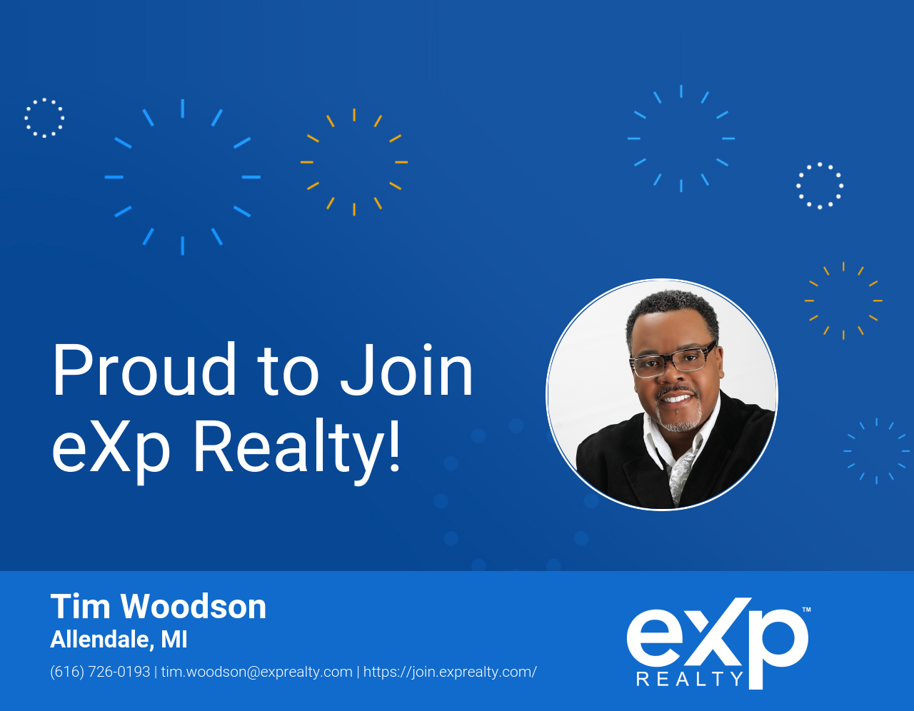 Tim Woodson Joined eXp Realty!