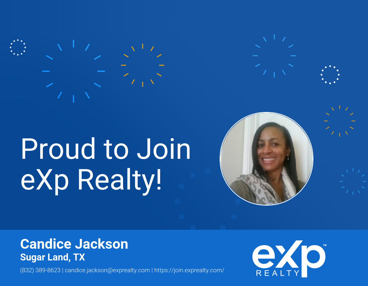 eXp Realty Welcomes Candice Jackson!