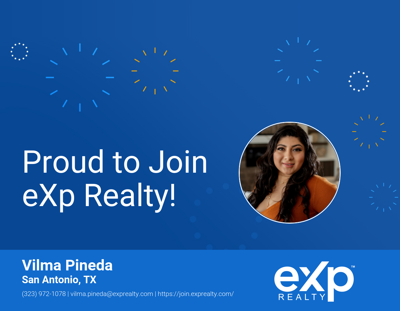 Vilma Pineda Joined eXp Realty!