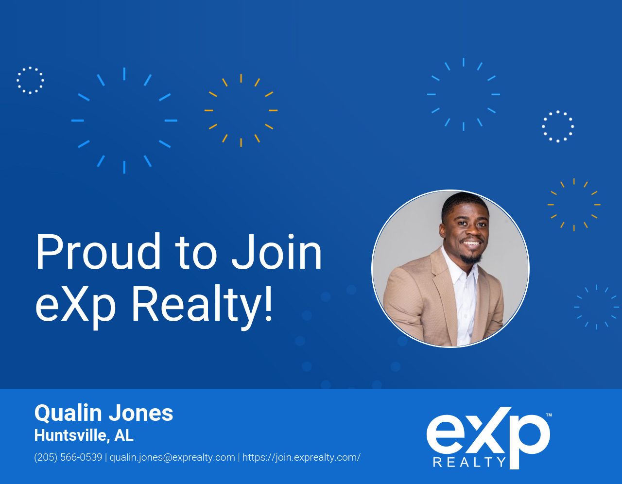 Qualin Jones Joined eXp Realty!