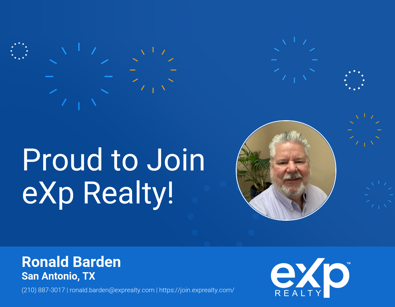 eXp Realty Welcomes Ronald Barden!