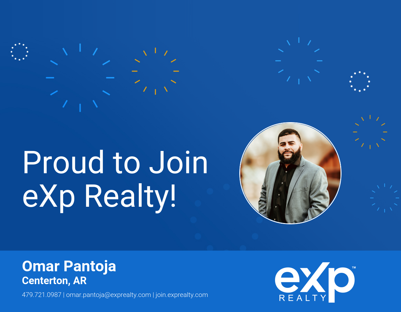 eXp Realty Welcomes Omar Pantoja!