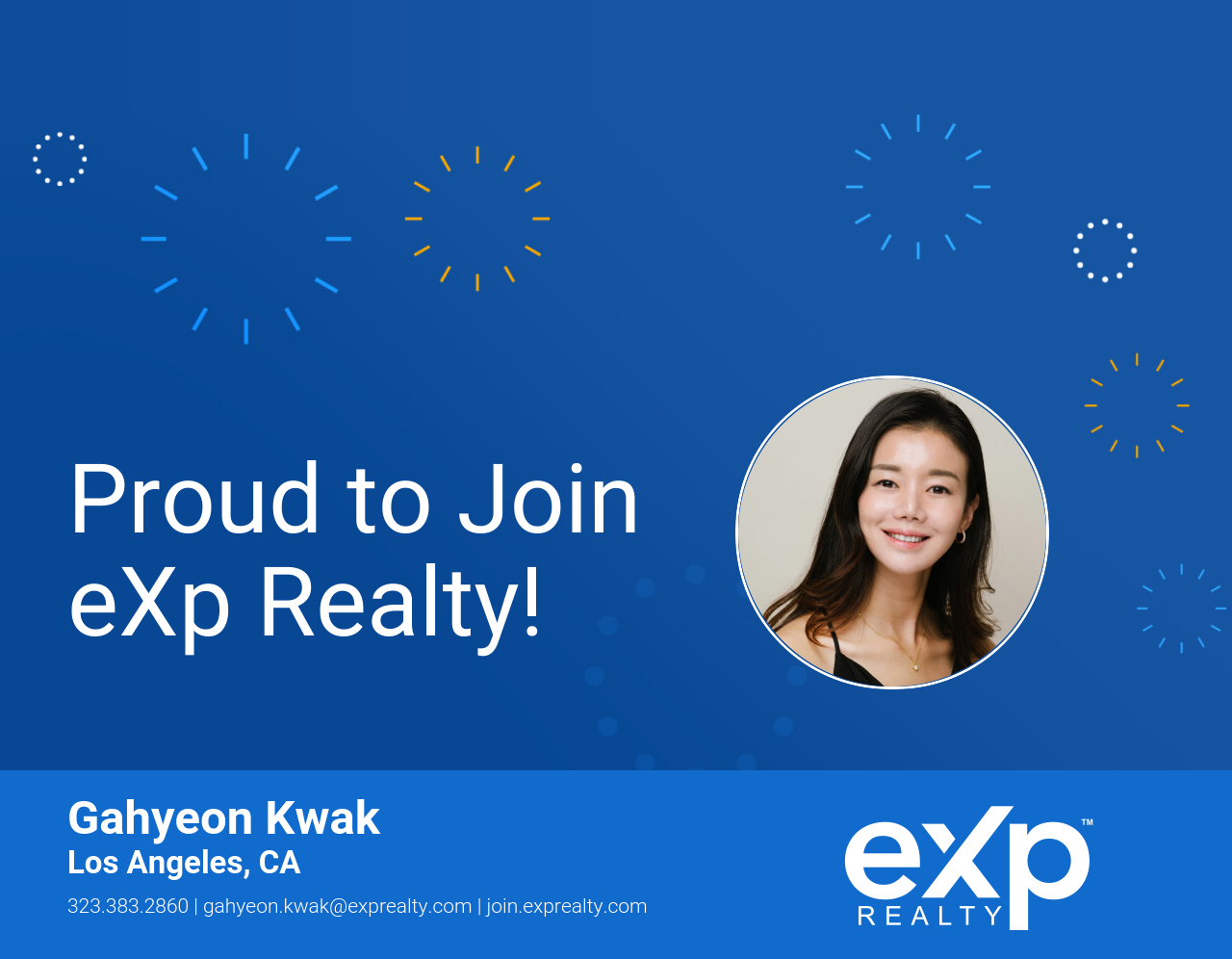 Gahyeon Kwak Joined eXp Realty!