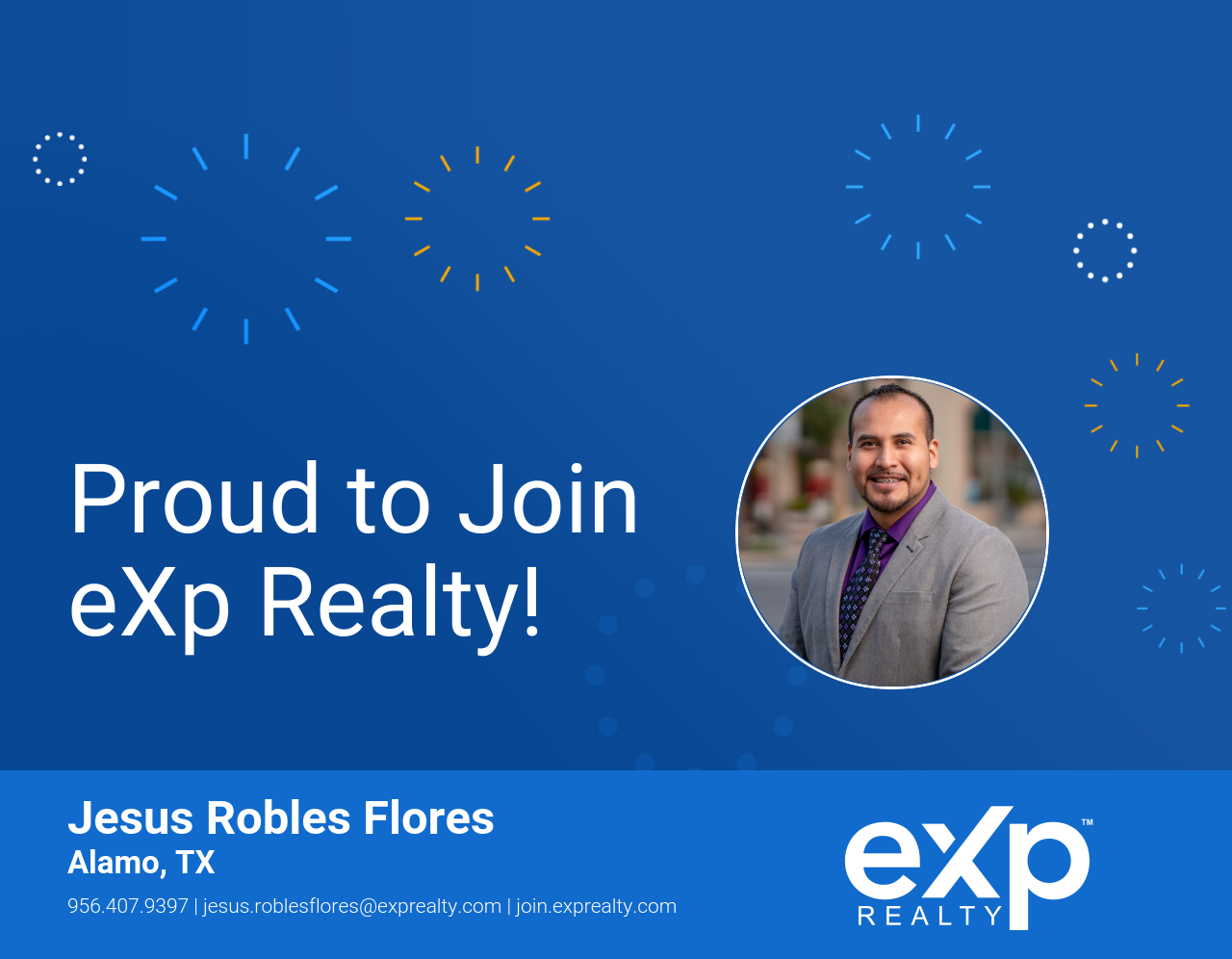 eXp Realty Welcomes Jesus Robles Flores!
