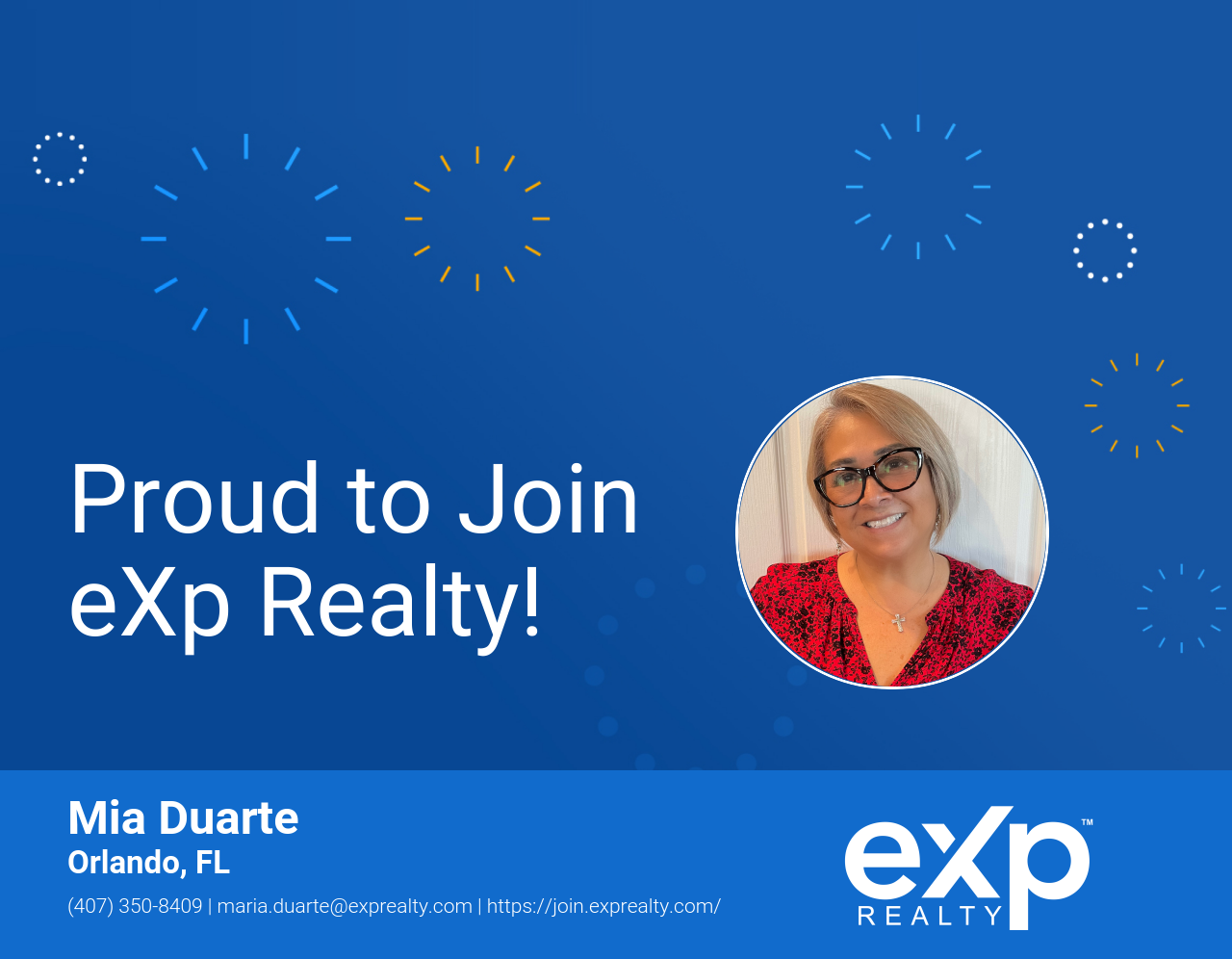 eXp Realty Welcomes Mia Duarte!