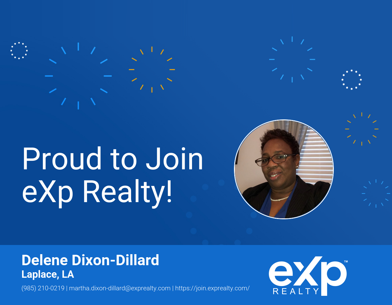 Delene Dixon-Dillard Joined eXp Realty!