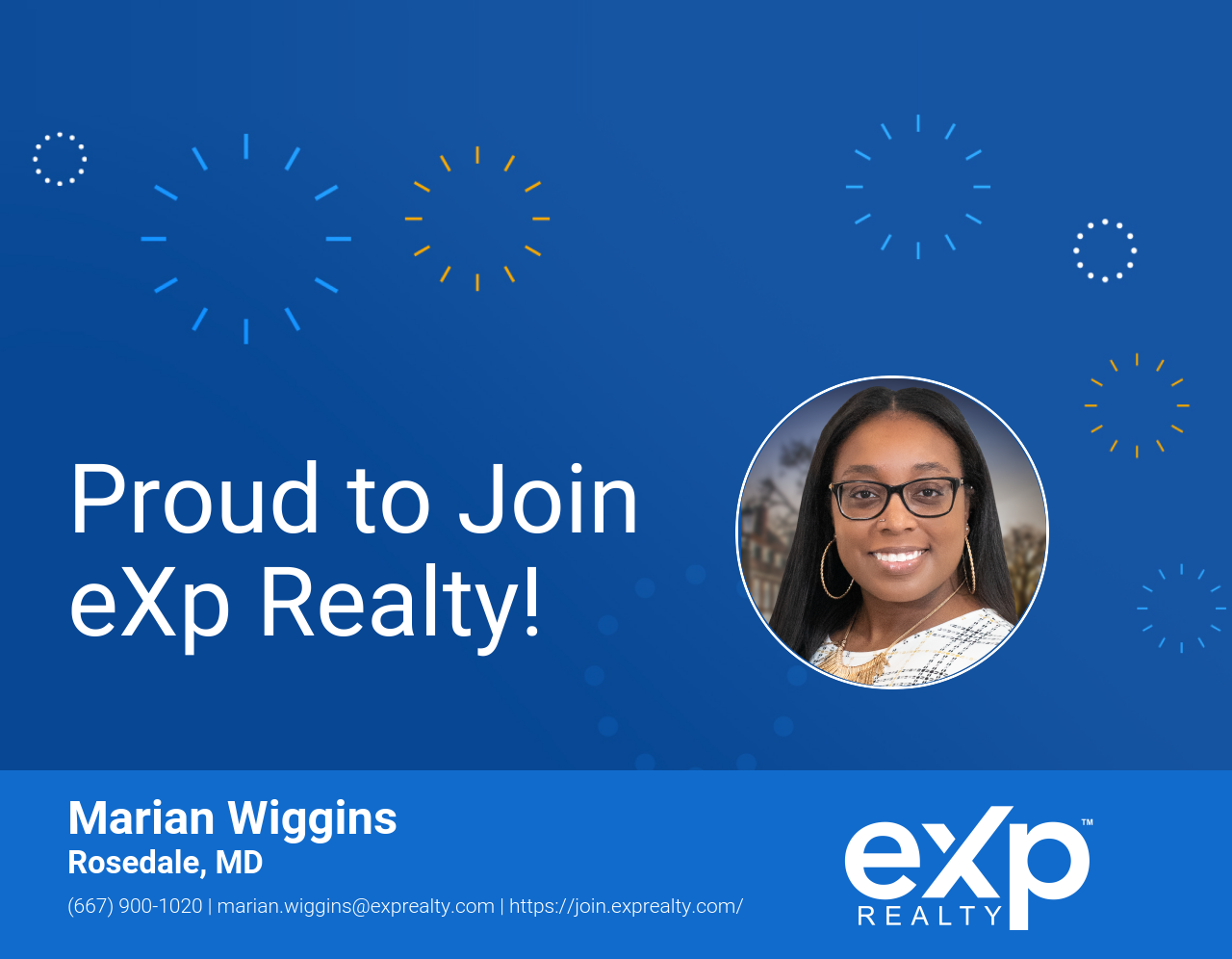 eXp Realty Welcomes Marian Wiggins!