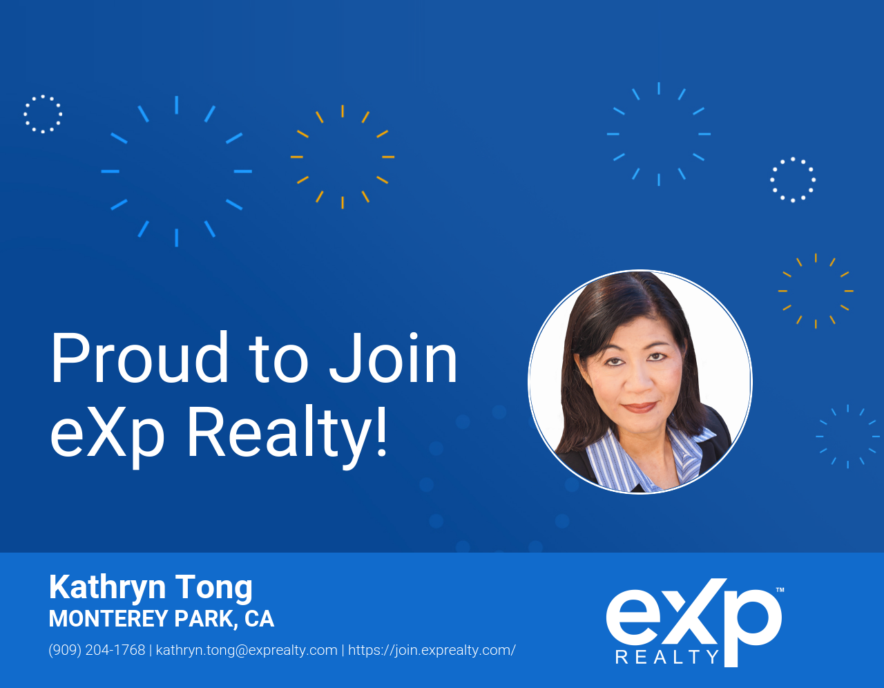 eXp Realty Welcomes Kathryn Tong!