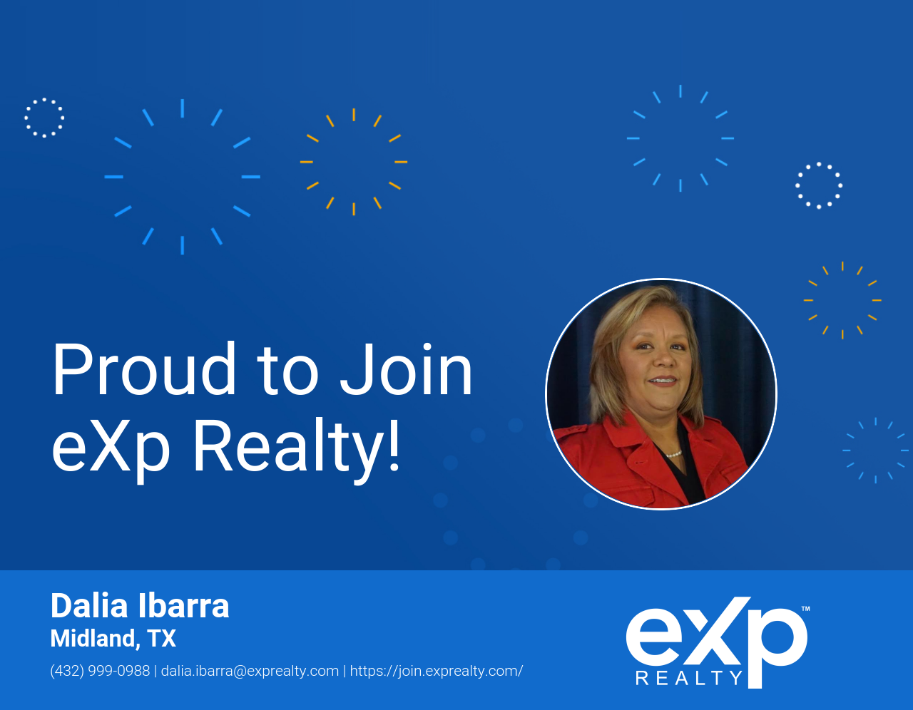 eXp Realty Welcomes Dalia Ibarra!