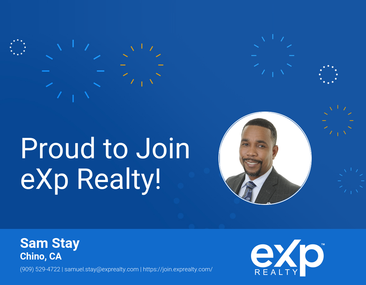 eXp Realty Welcomes Sam Stay!