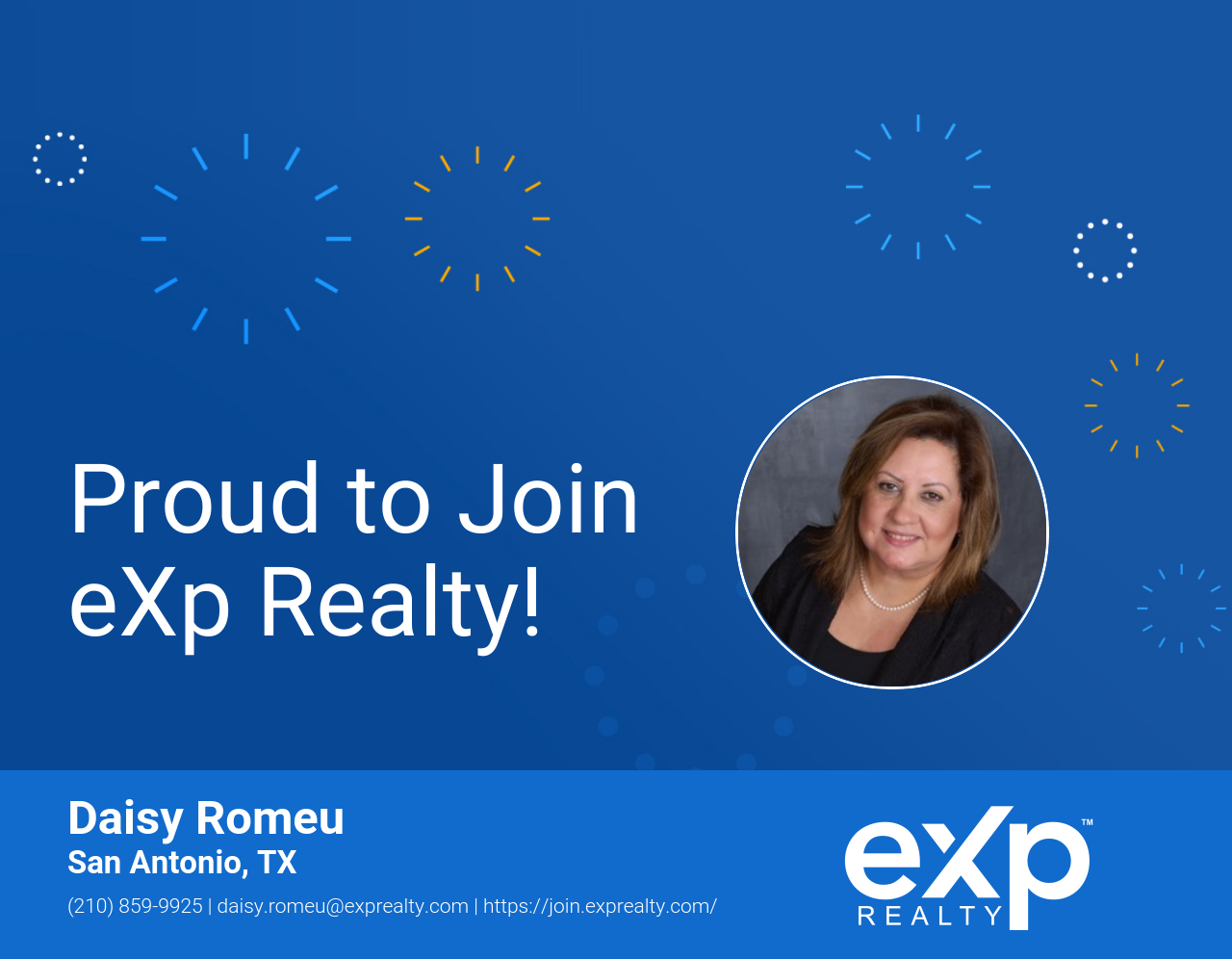 Daisy Romeu Joined eXp Realty!