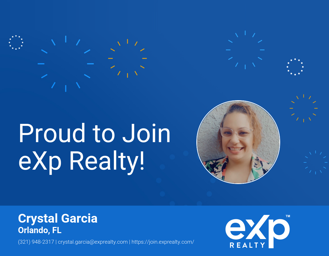 Crystal Garcia Joined eXp Realty!