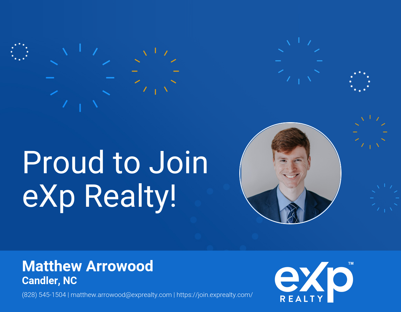 eXp Realty Welcomes Matthew Arrowood!