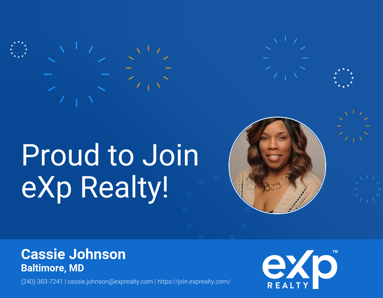 Cassie Johnson Joined eXp Realty!