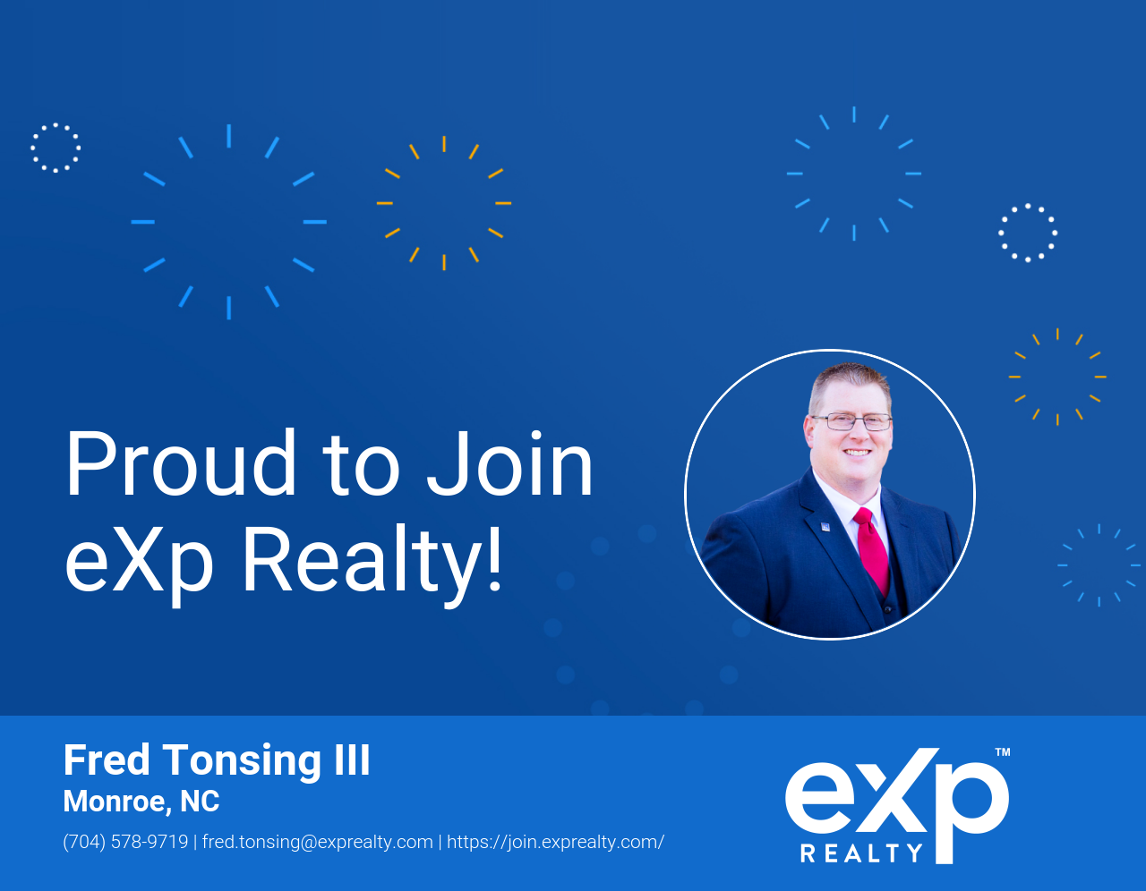 eXp Realty Welcomes Fred Tonsing III!