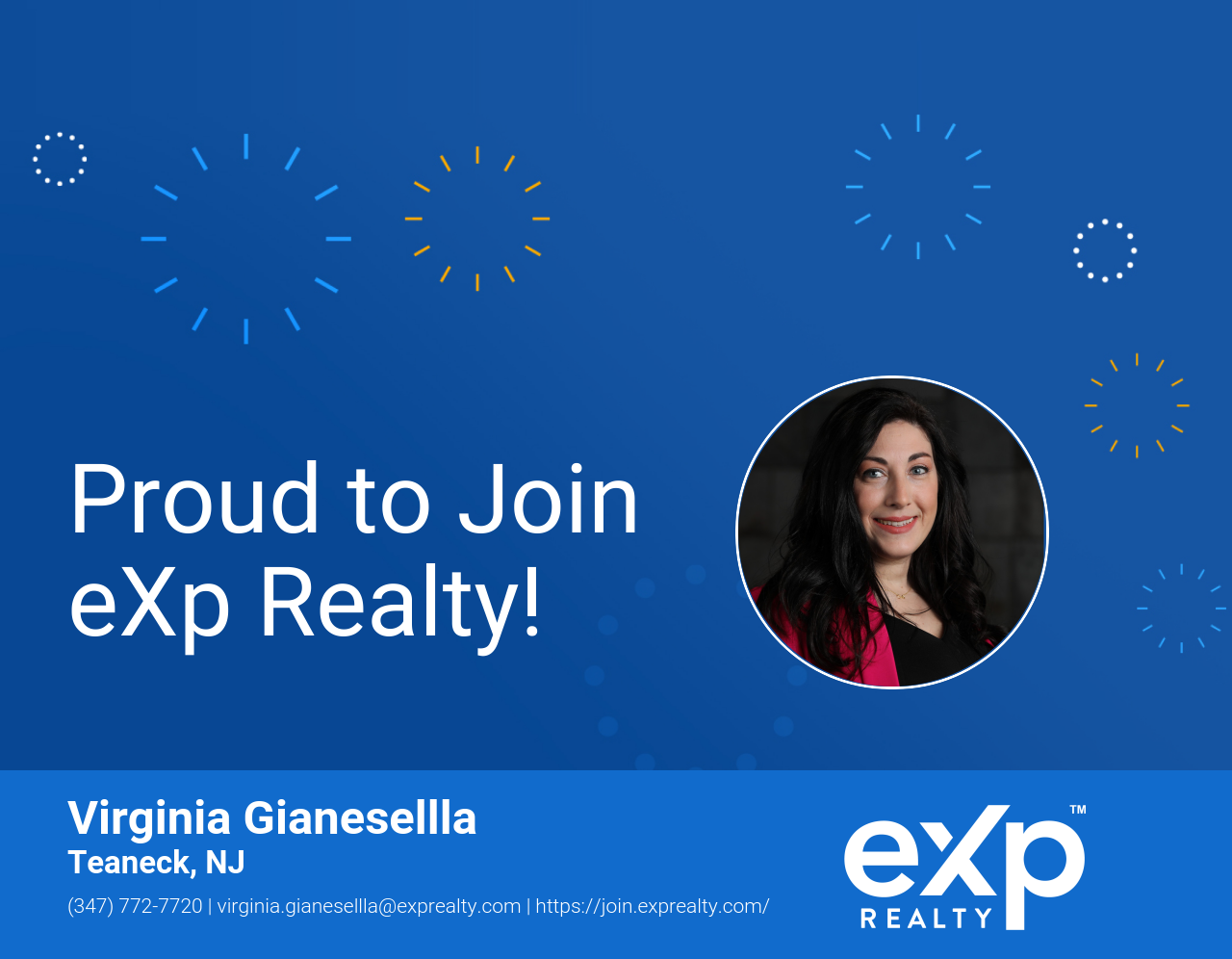 eXp Realty Welcomes Virginia Gianesellla!