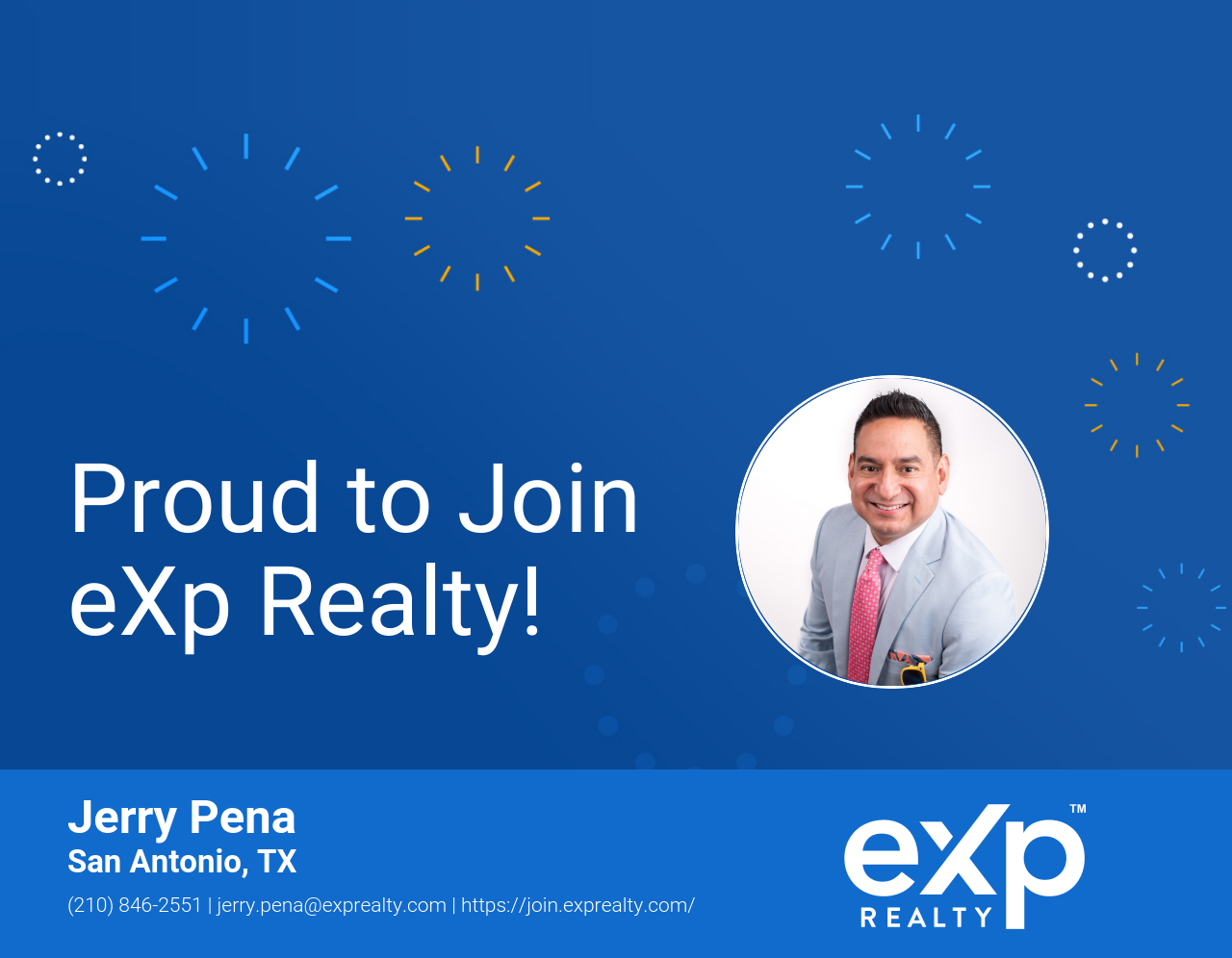 Jerry Pena Joined eXp Realty!