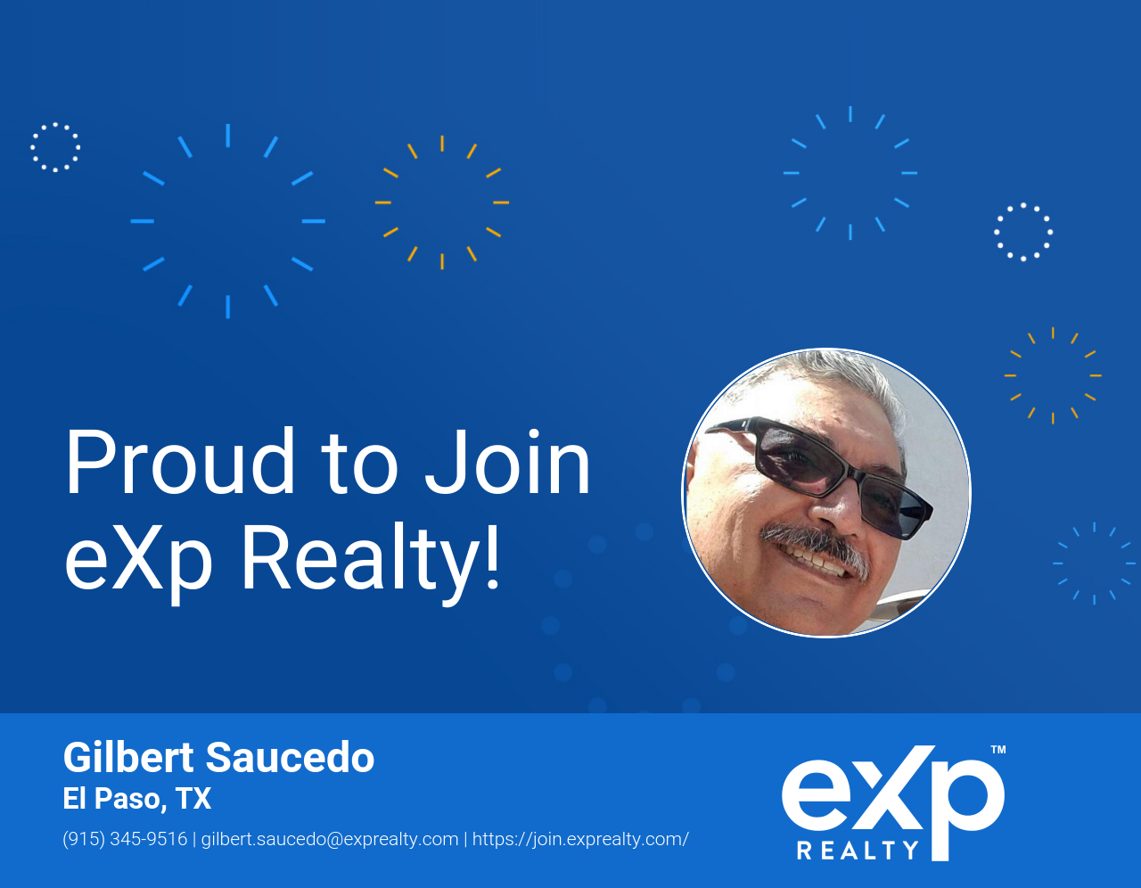 eXp Realty Welcomes Gilbert Saucedo!