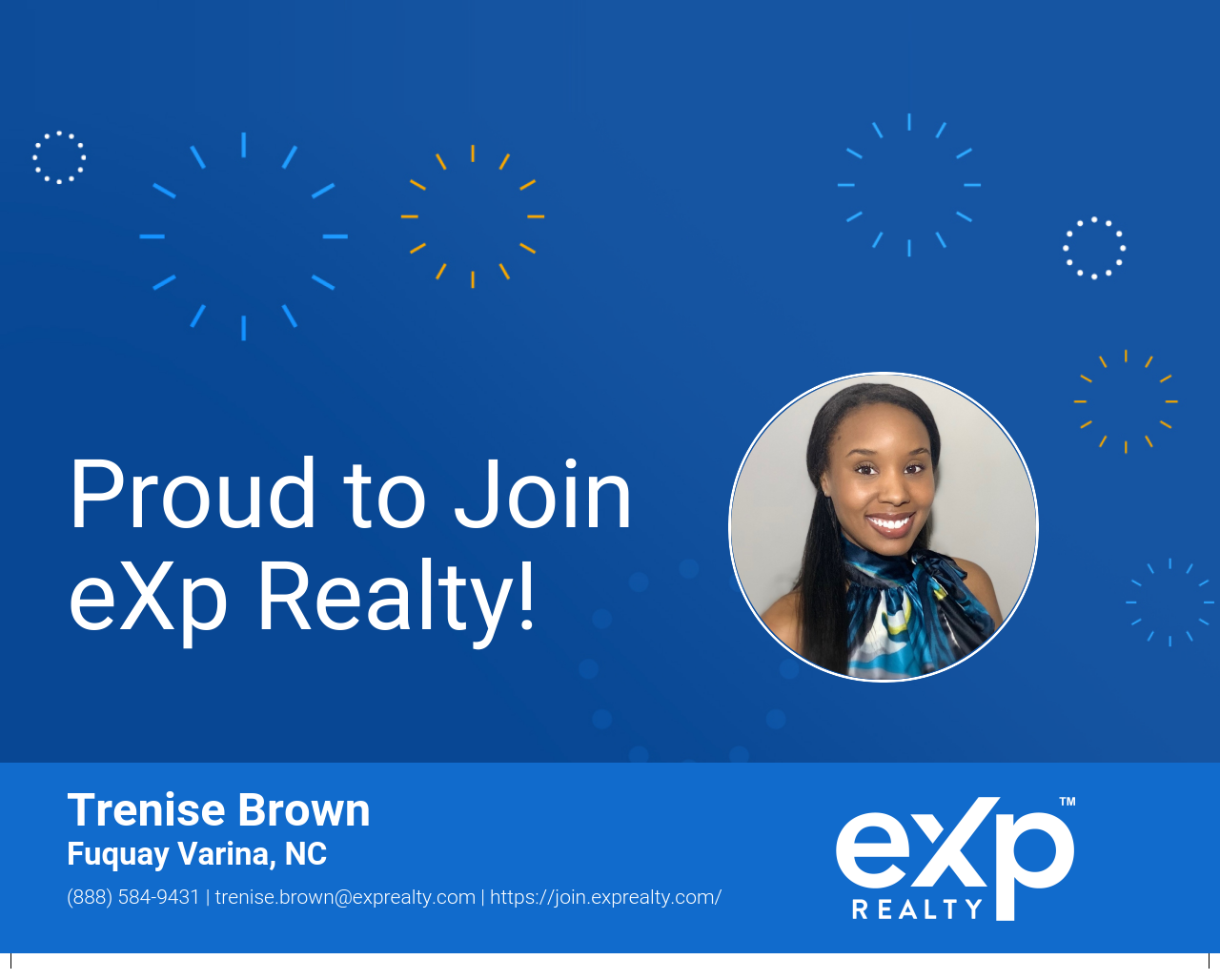 eXp Realty Welcomes Trenise Brown!