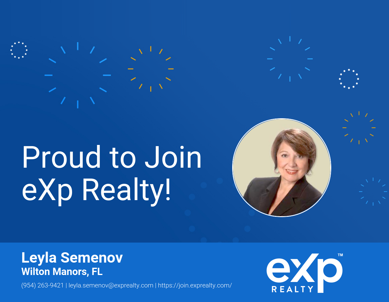eXp Realty Welcomes Leyla Semenov!