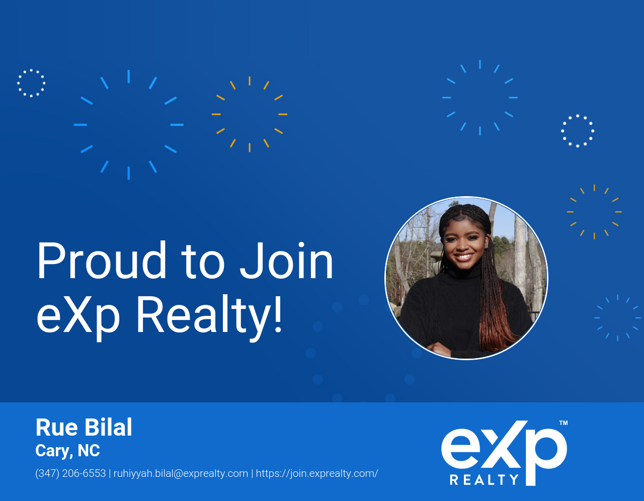 eXp Realty Welcomes Ruhiyyah Bilal!