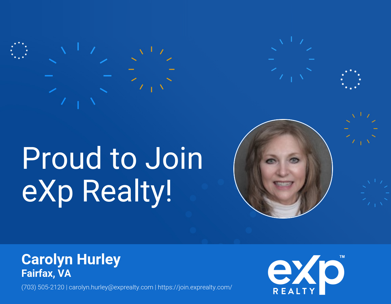 Carolyn Hurley Joined eXp Realty!