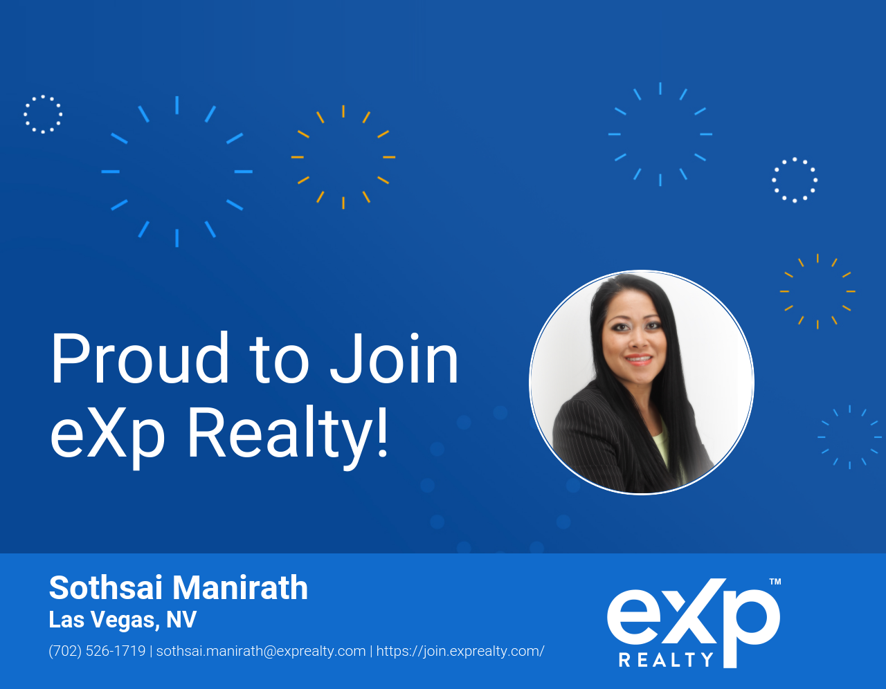 Sothsai Manirath Joined eXp Realty!