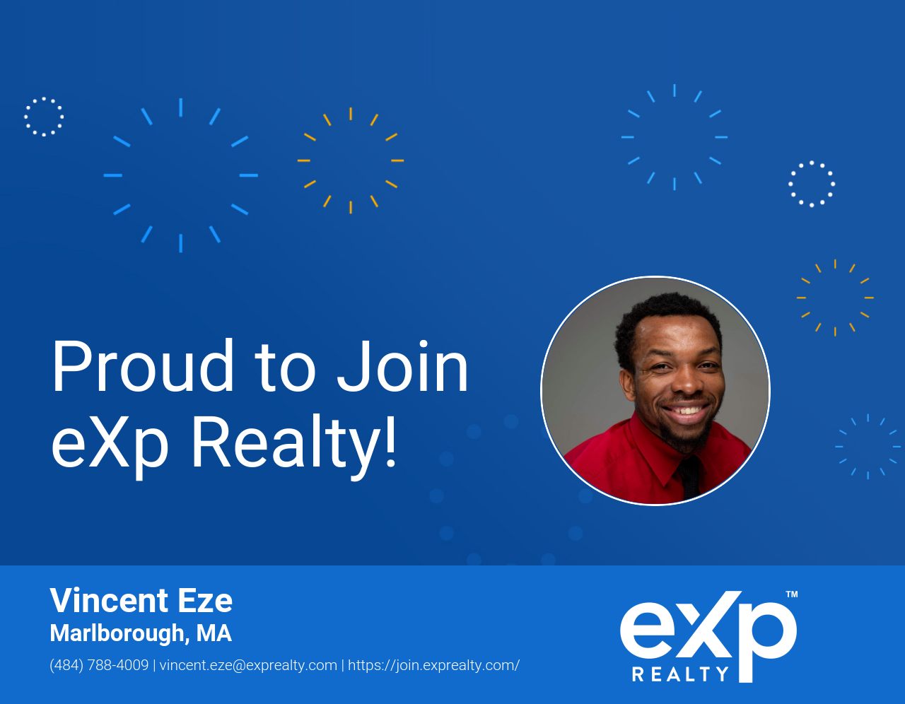 eXp Realty Welcomes Vincent Eze!