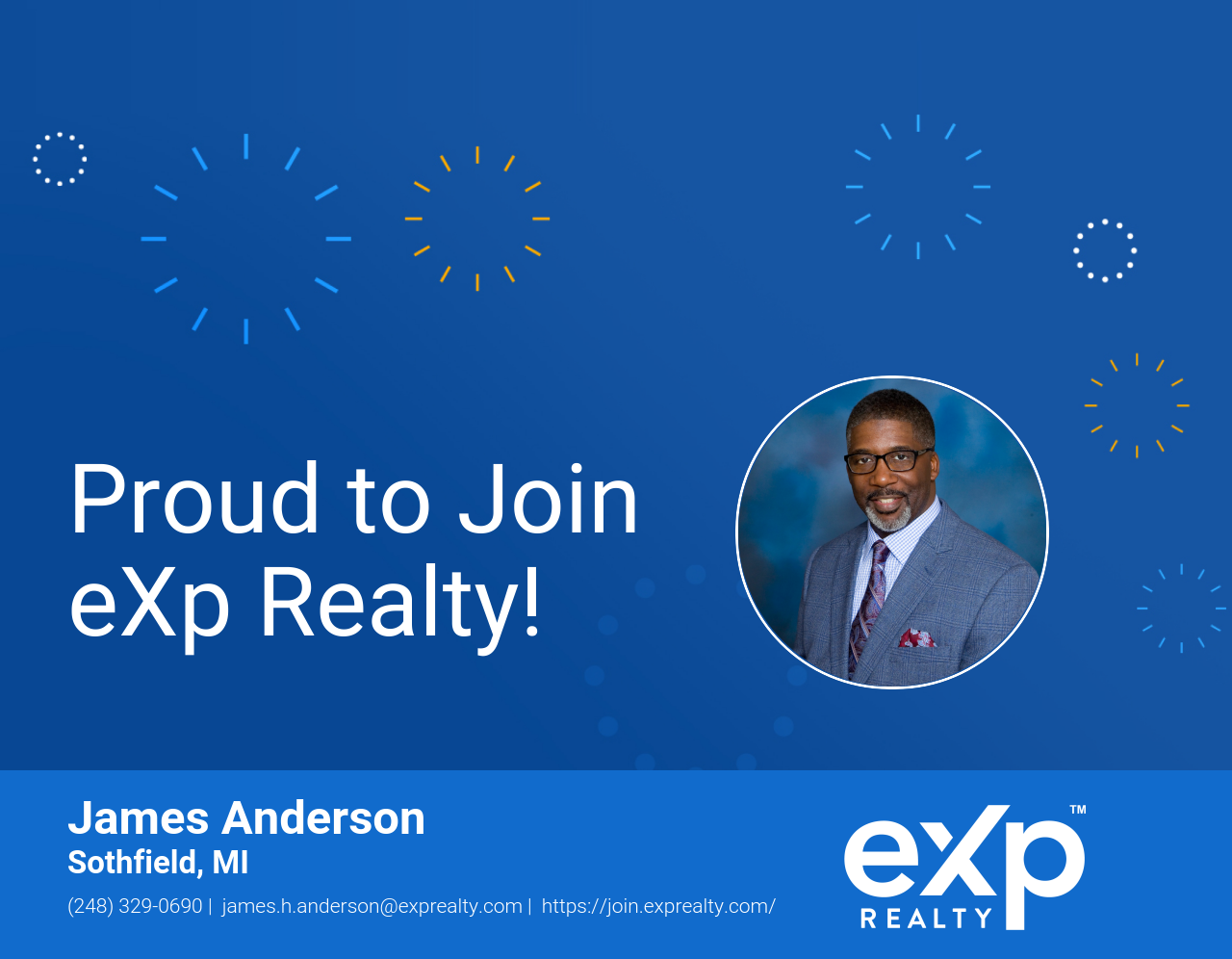 eXp Realty Welcomes James Anderson!