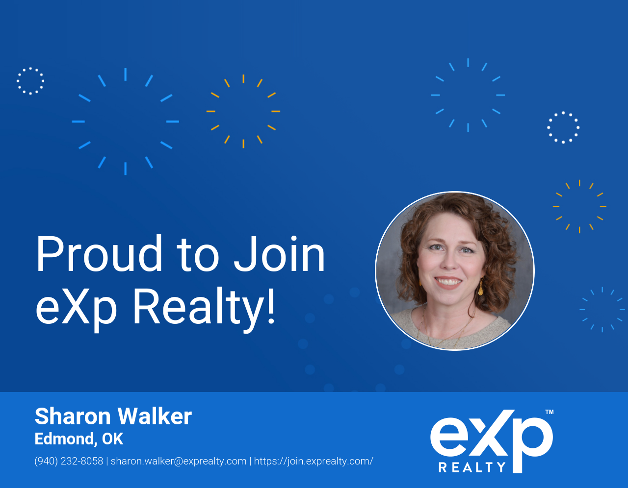 Sharon Walker Joined eXp Realty!