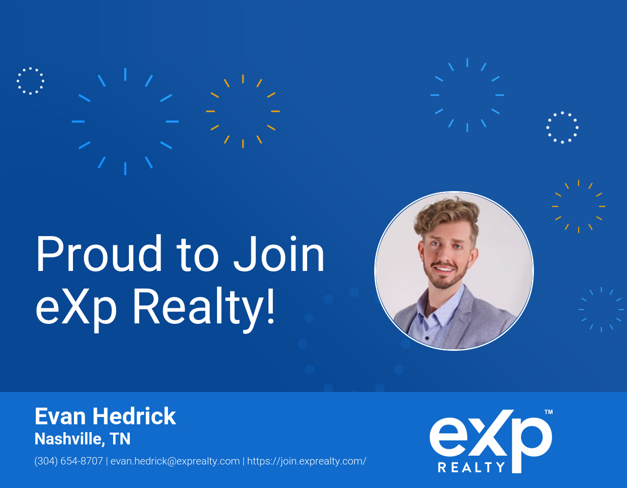 Evan Hedrick Joined eXp Realty!
