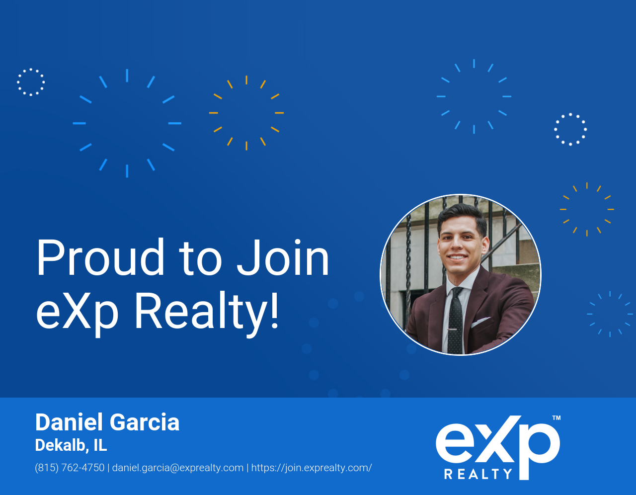 Daniel Garcia Joined eXp Realty!