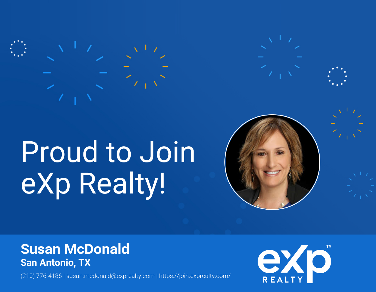 Susan McDonald Joined eXp Realty!