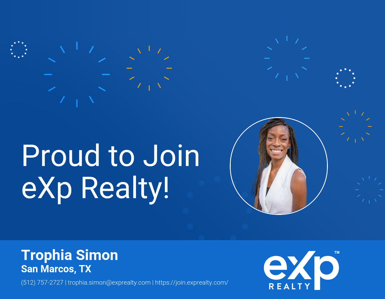 eXp Realty Welcomes Trophia Simon!