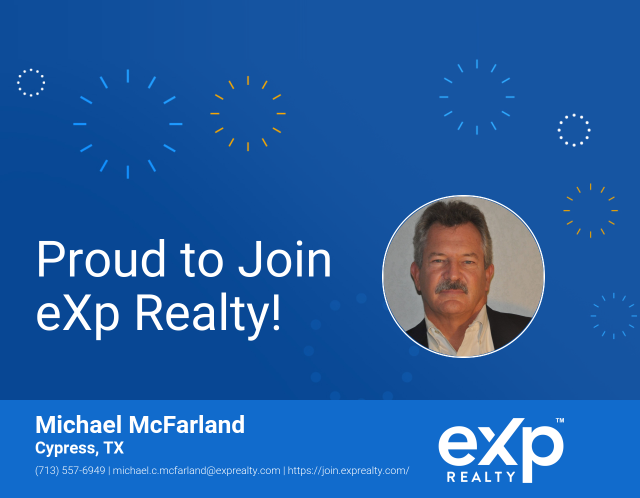 Michael McFarland Joined eXp Realty!