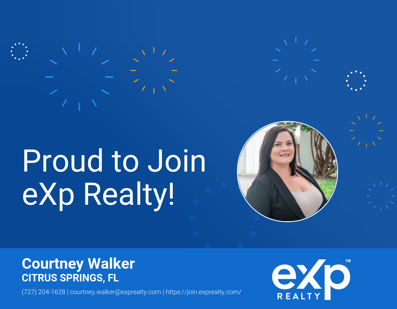 Courtney Walker Joined eXp Realty!