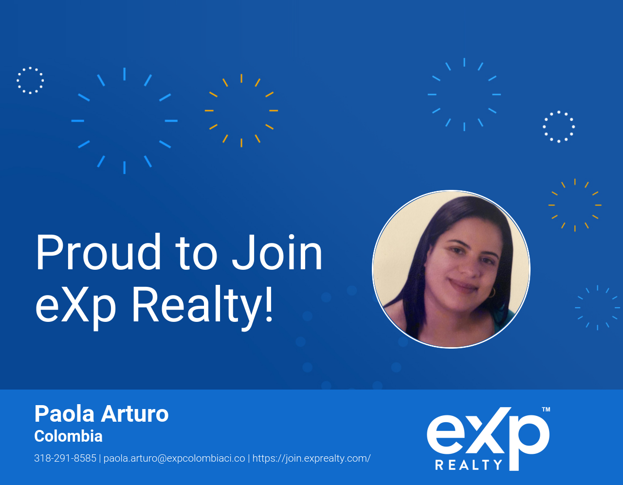 Paola Arturo Joined eXp Realty!