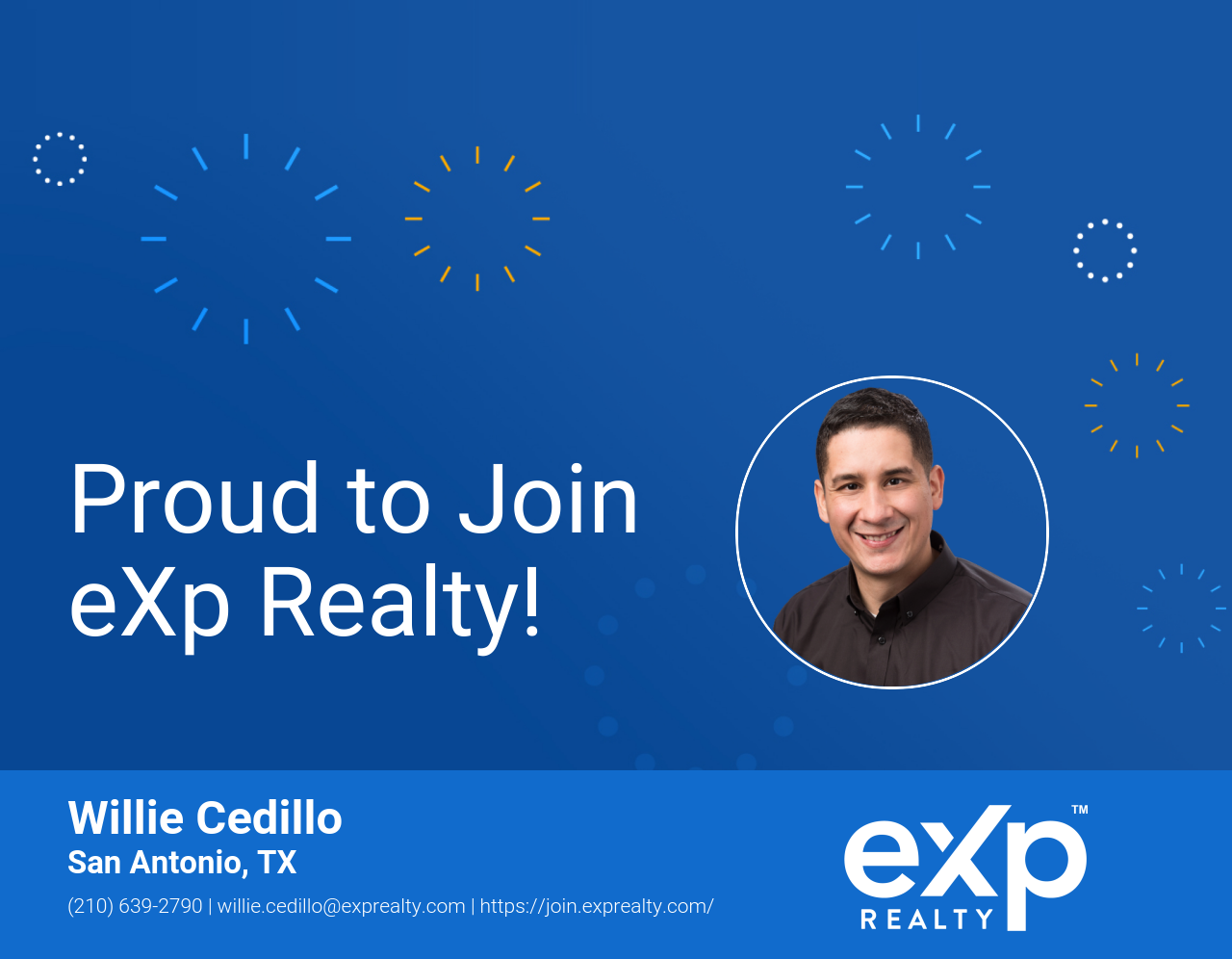 eXp Realty Welcomes Willie Cedillo!
